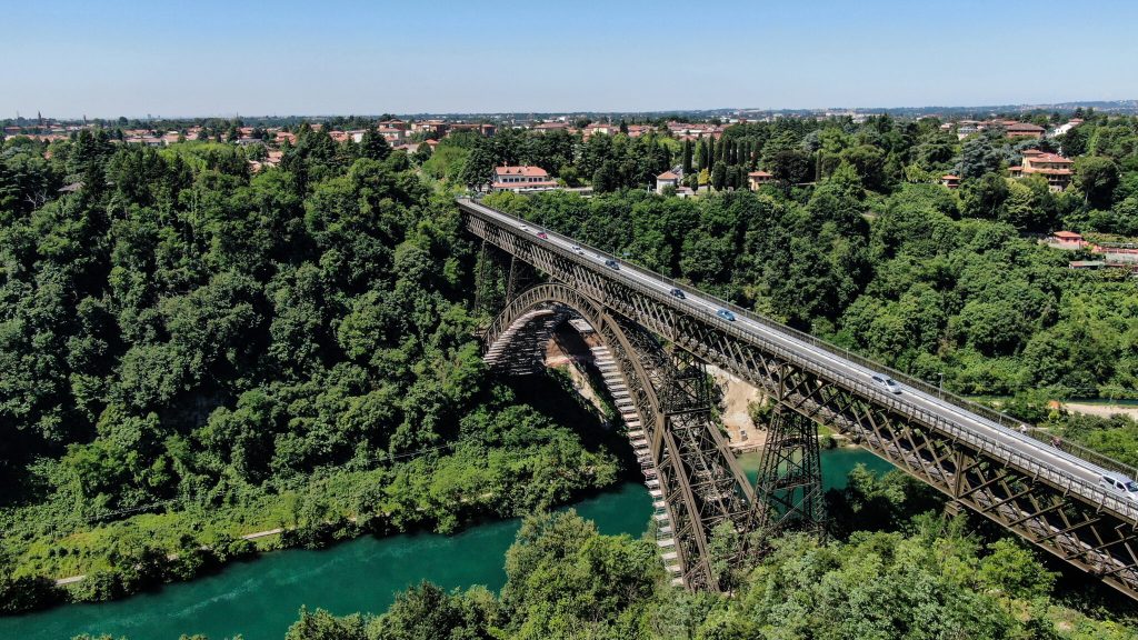 Ponte S. Michele dall'alto
