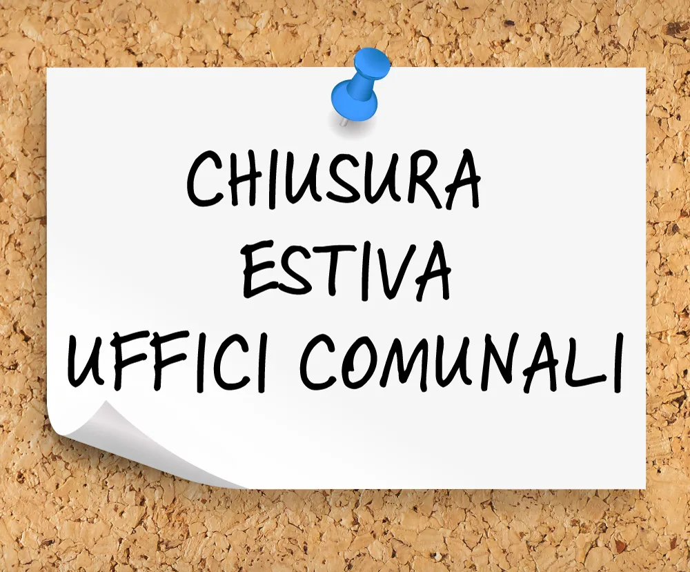 Chiusura estiva uffici comunali